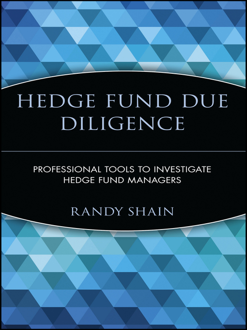 Cover image for Hedge Fund Due Diligence